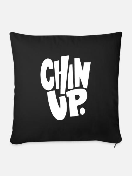 Chin Up - Sofakissen mit Füllung 45 x 45 cm - Schwarz