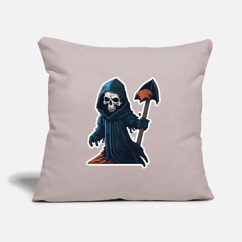 Halloween Grim Reaper Death Sofa pillow with filling 45cm x 45cm