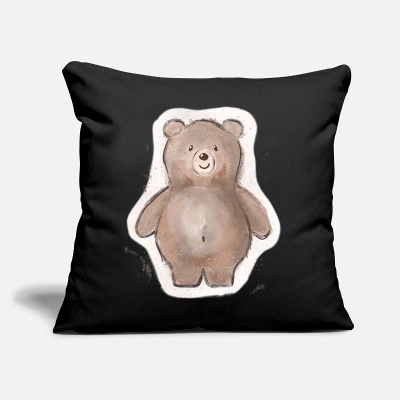 Gros ours Coussin et housse de 45 x 45 cm