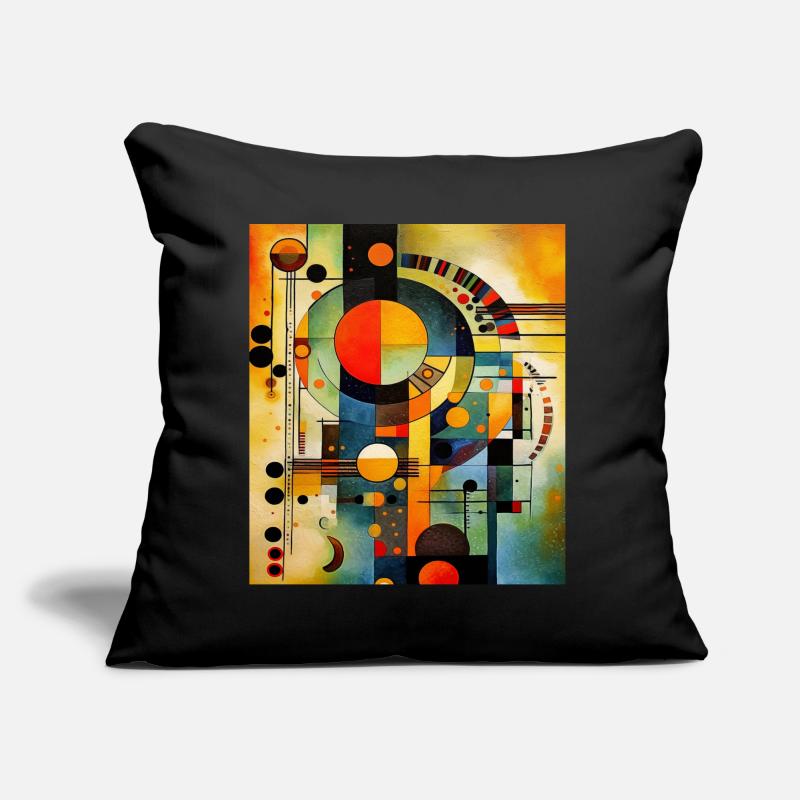 ABSTRACTION VIBRATION Coussin et housse de 45 x 45 cm