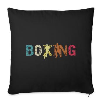 Boxen - Sofakissen mit Füllung 45 x 45 cm - Schwarz - Vorne