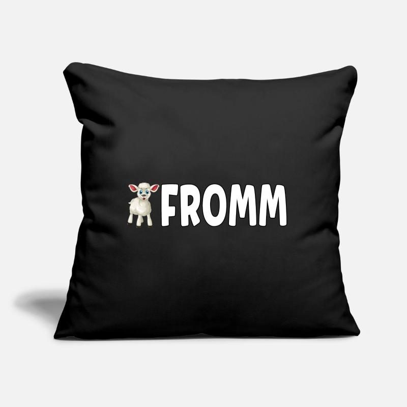 Lammfromm - Vous êtes innocent. TOUJOURS! Coussin et housse de 45 x 45 cm