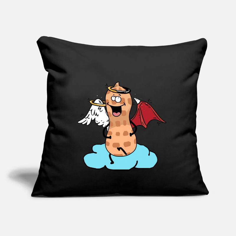 Céleste cacahuète ange petit diable nuage noix Coussin et housse de 45 x 45 cm