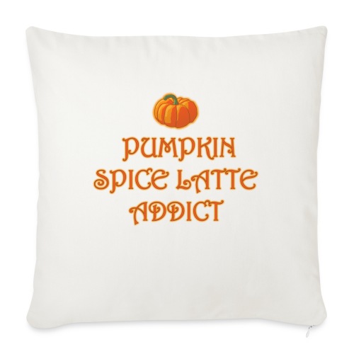 PumpkinSpiceAddict - Cuscino da divano 45 x 45 cm con riempimento
