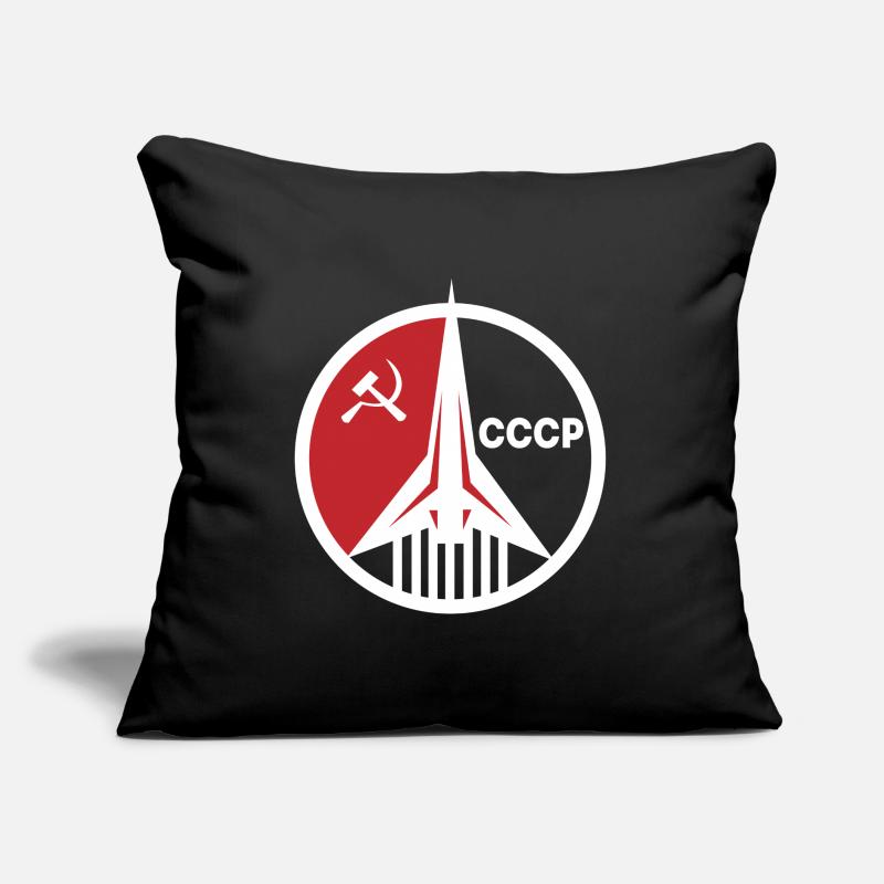 USSR Sputnik Soviet missile Sofa pillow with filling 45cm x 45cm