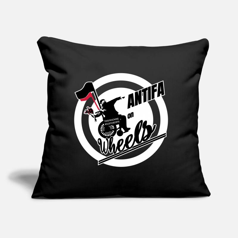 Antifa on Wheels Sofakissen mit Füllung 45 x 45 cm