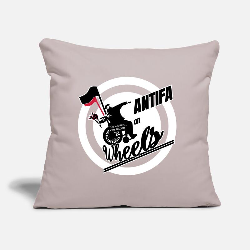 Antifa on Wheels Sofakissen mit Füllung 45 x 45 cm