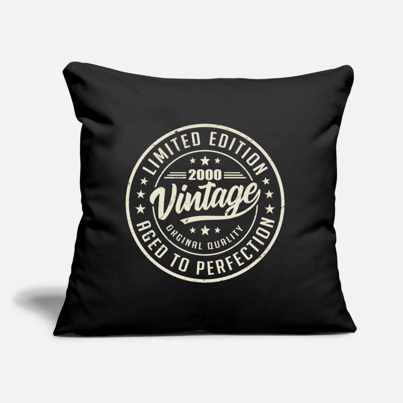 Vintage 2000 Geschenk 2000 Retro Geburtstag 2000 Sofakissen mit Füllung 45 x 45 cm
