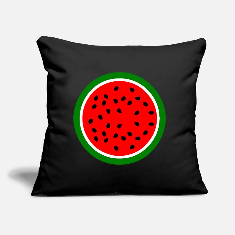 Melon pastèque Coussin et housse de 45 x 45 cm