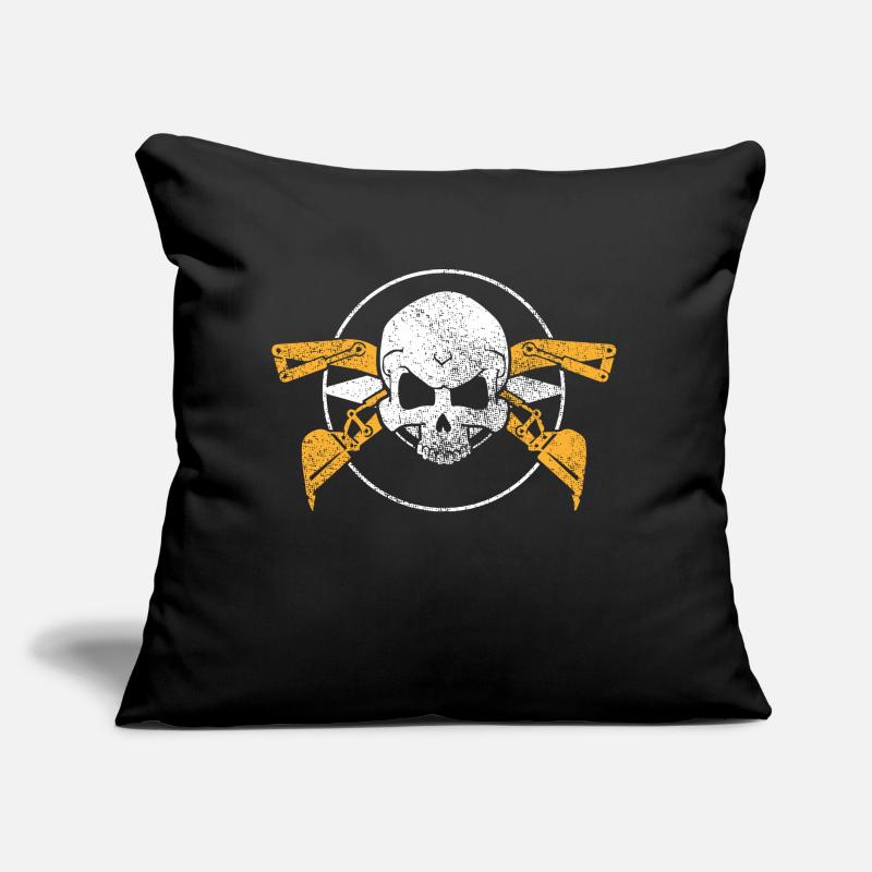Excavator machine operator work job job gala construction Sofa pillow with filling 45cm x 45cm
