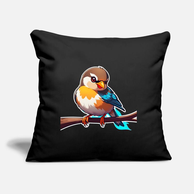 Junger Spatz Sofakissen mit Füllung 45 x 45 cm