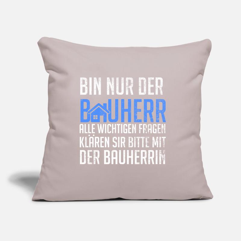 Client Builder Site supervisor Sofa pillow with filling 45cm x 45cm