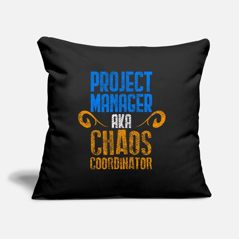Chef de projet Scrum Master Git Programmer Coussin et housse de 45 x 45 cm
