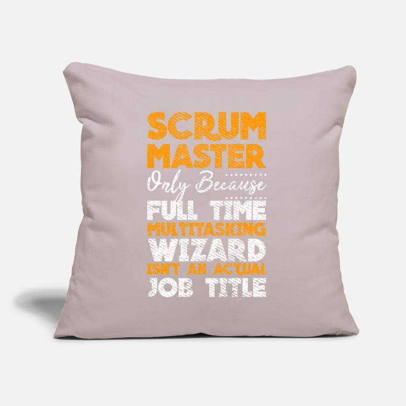 Scrum Master Developer Git Touch Container Docker Sofa pillow with filling 45cm x 45cm