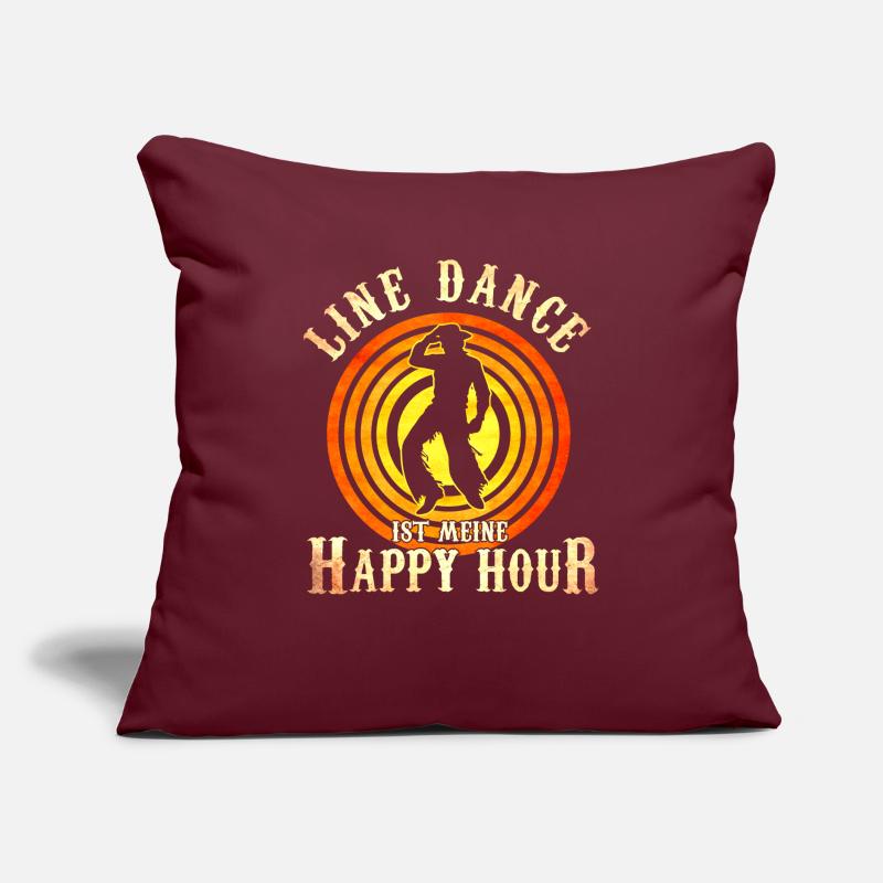Country Dance Group Linedance Gift Sofa pillow with filling 45cm x 45cm