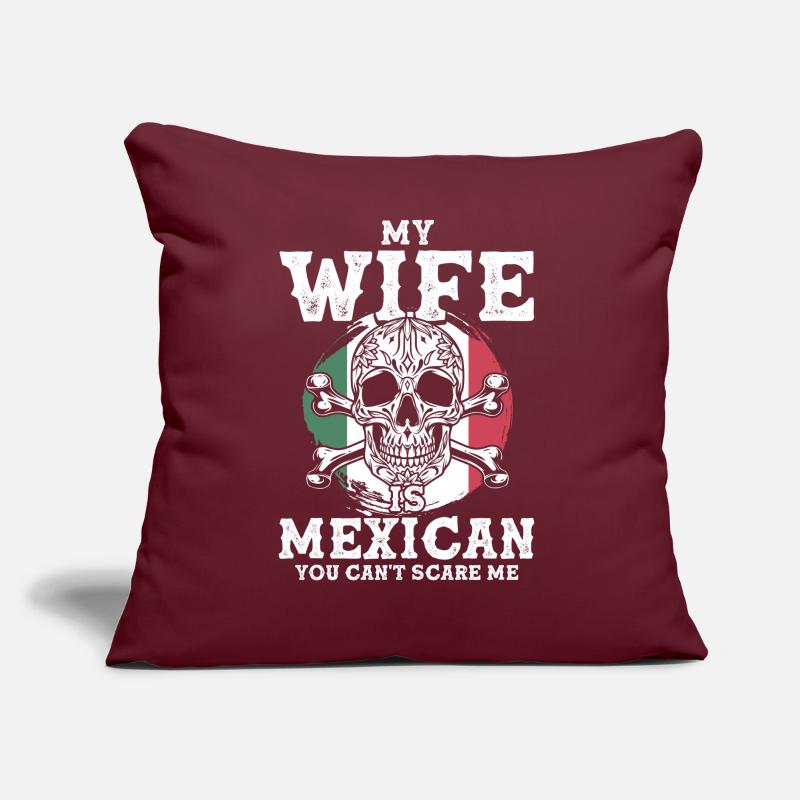 Fier mexicain Drapeau mexicain mexicain Coussin et housse de 45 x 45 cm