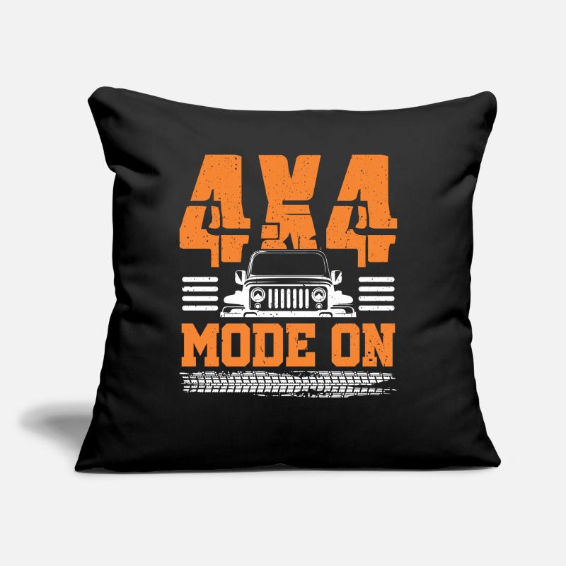 Mode 4x4 activé Coussin et housse de 45 x 45 cm