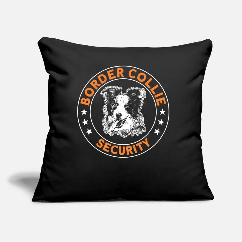 Sécurité du Border Collie Coussin et housse de 45 x 45 cm