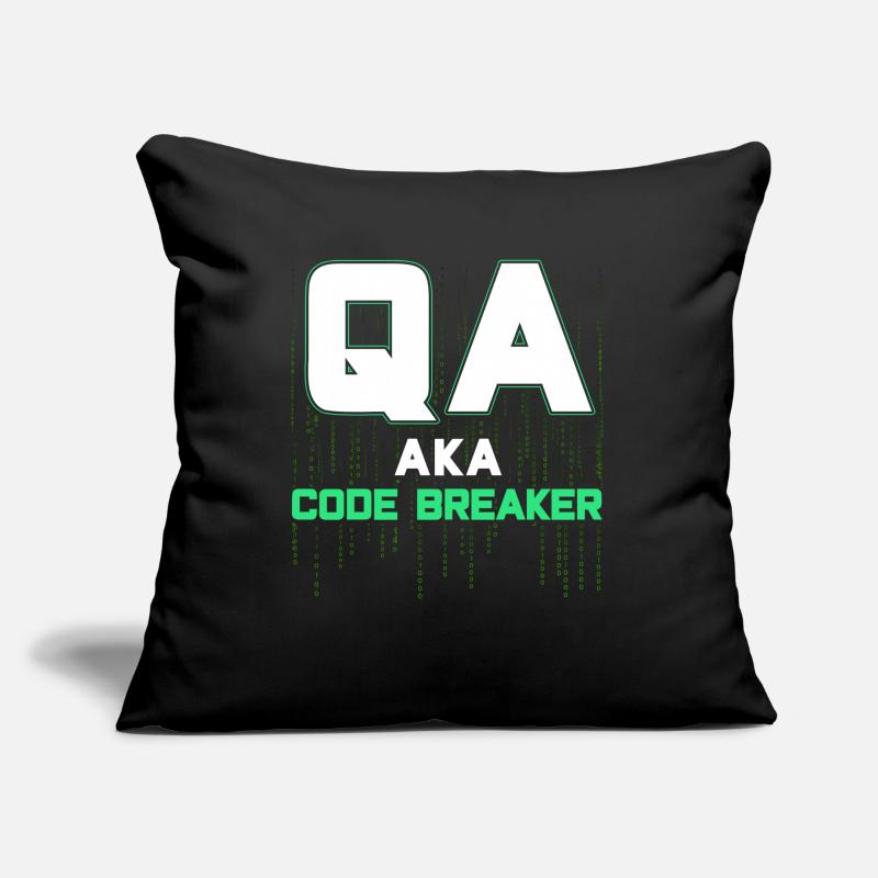 QA Ingenieur QA Tester Software Tester Sofakissen mit Füllung 45 x 45 cm