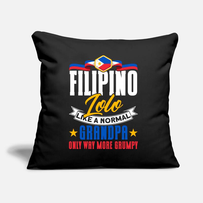 Philippines Drapeau philippin Coussin et housse de 45 x 45 cm