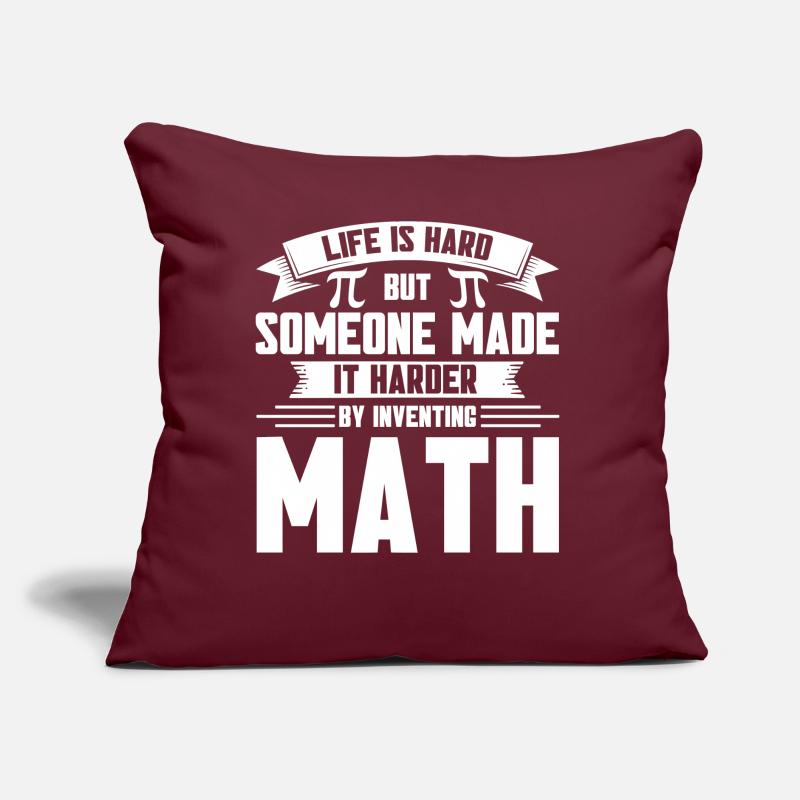 Math Mathématiques Sciences Math Cadeau Coussin et housse de 45 x 45 cm