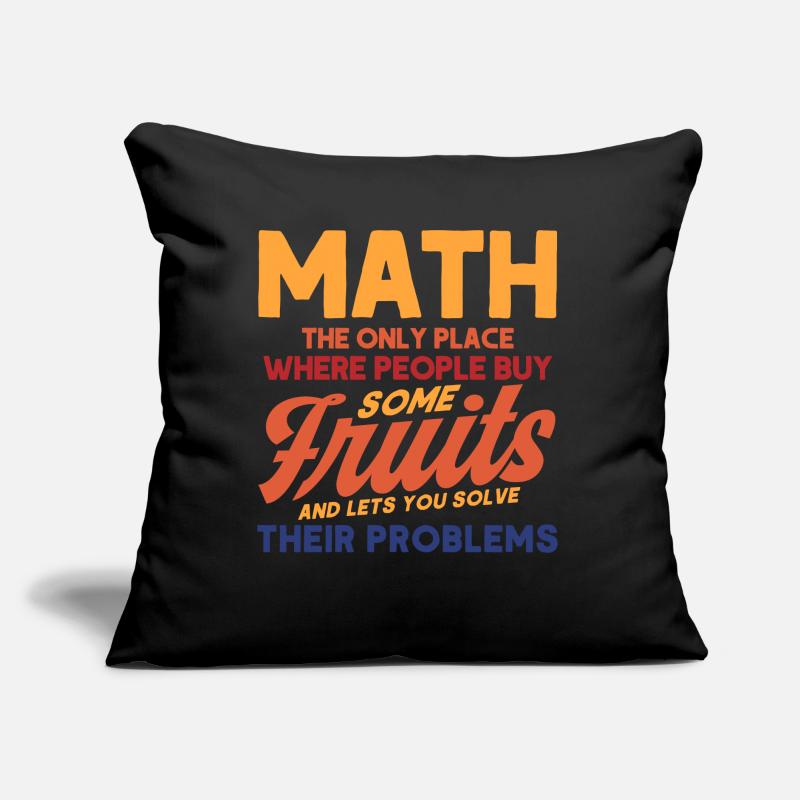 Math Mathématiques Sciences Math Cadeau Coussin et housse de 45 x 45 cm