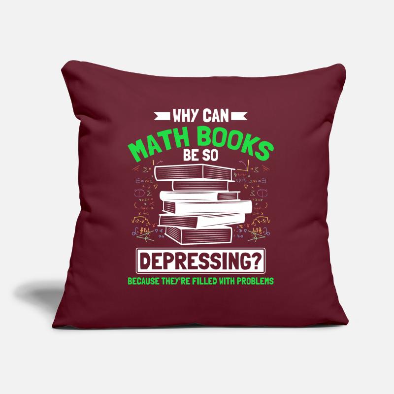 Math Mathématiques Sciences Math Cadeau Coussin et housse de 45 x 45 cm