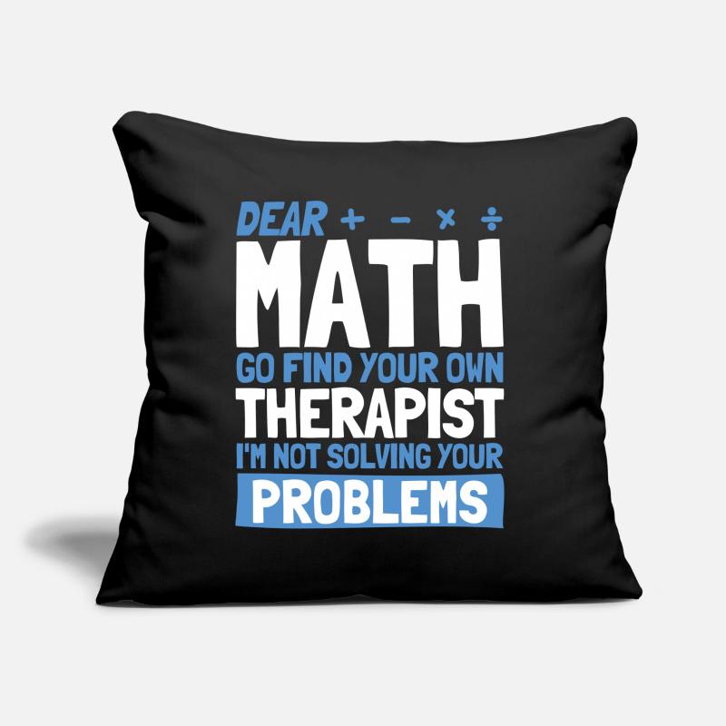 Math Mathématiques Sciences Math Cadeau Coussin et housse de 45 x 45 cm