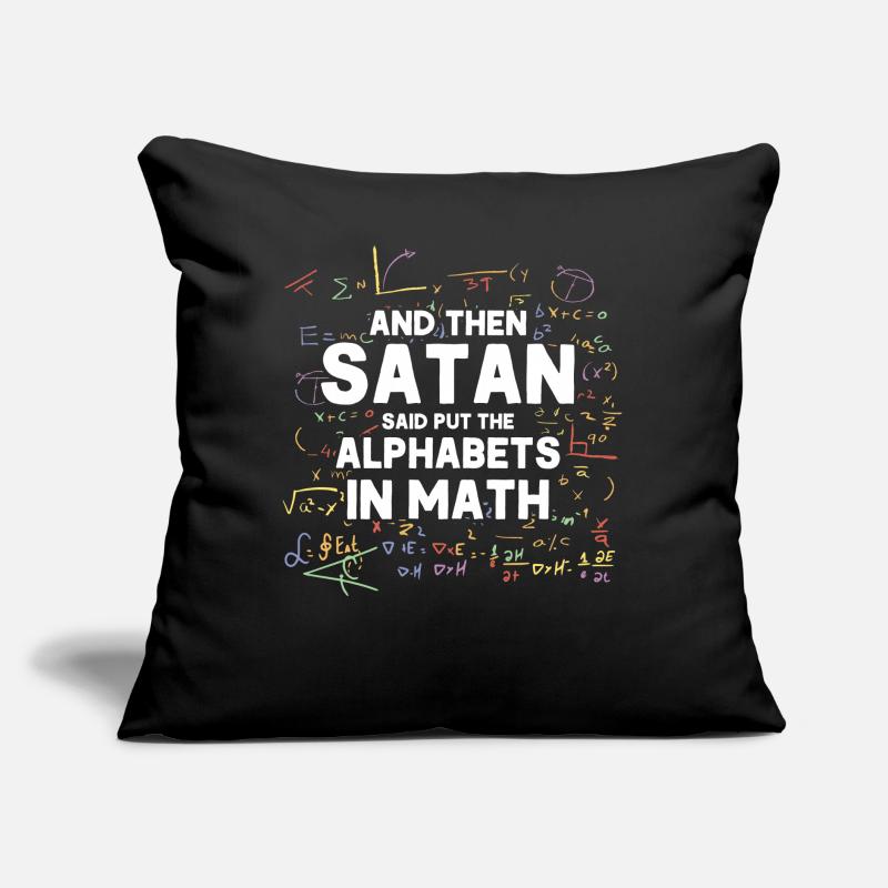 Math Mathématiques Sciences Math Cadeau Coussin et housse de 45 x 45 cm