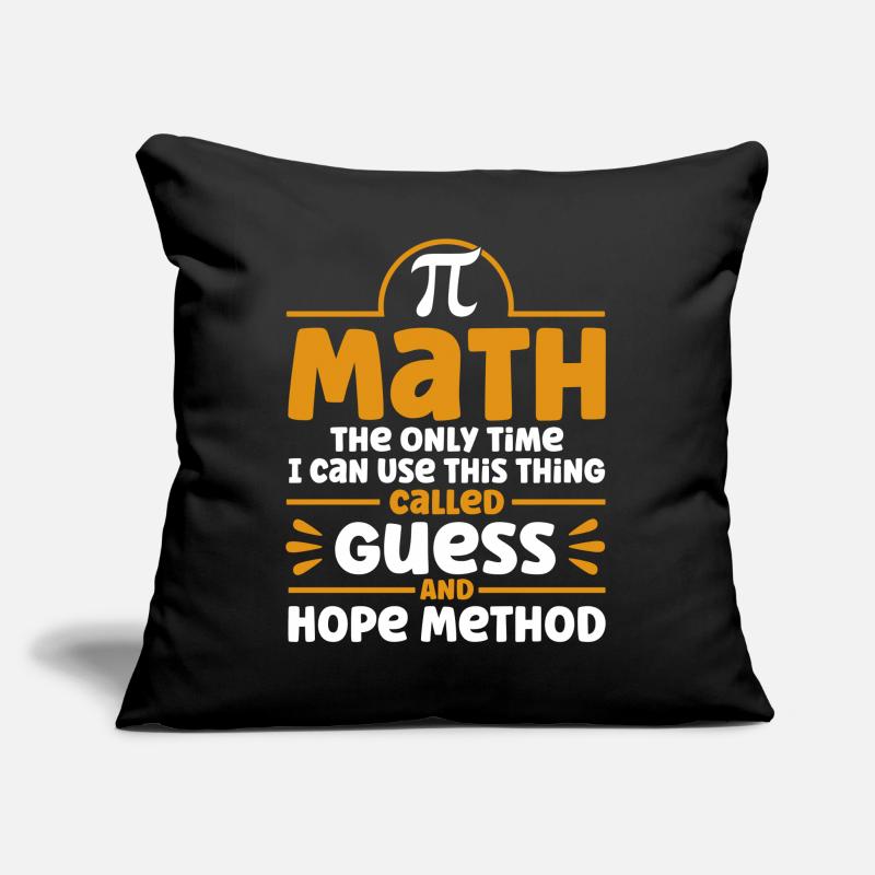 Math Mathématiques Sciences Math Cadeau Coussin et housse de 45 x 45 cm