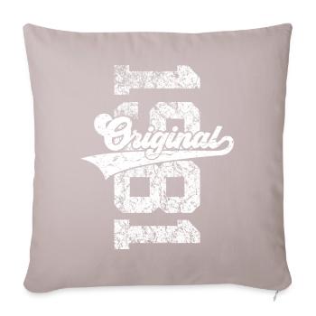 45TH BIRTHDAY ORIGINAL 1981 - Sofa pillow with filling 45cm x 45cm - light taupe - Front