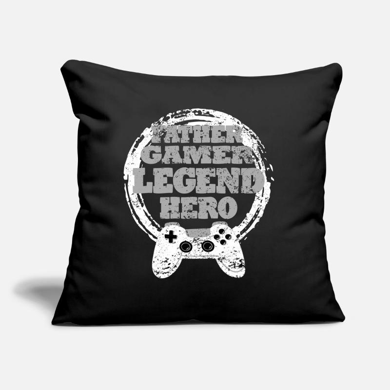 Daddy Gaming Retro Geschenkidee Sofakissen mit Füllung 45 x 45 cm