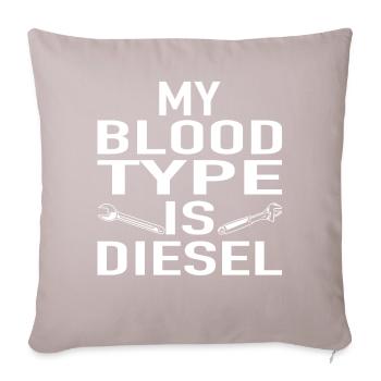 Idée cadeau de voiture mécanique - Coussin et housse de 45 x 45 cm - taupe clair - Devant