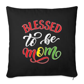 - Mama Mother Mom Mother's Day - Mother's Day Design - Sofa pillow with filling 45cm x 45cm - black - Front