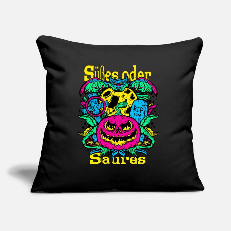 Süßes oder saures - Halloween Motiv Sofakissen mit Füllung 45 x 45 cm