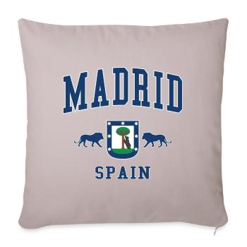 Madrid - Sofa pillow with filling 45cm x 45cm - light taupe - Front