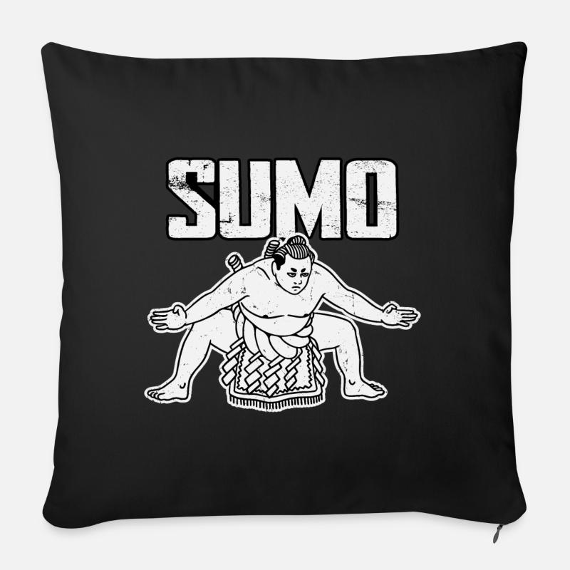 Sumo - Sofakissen mit Füllung 45 x 45 cm - Schwarz