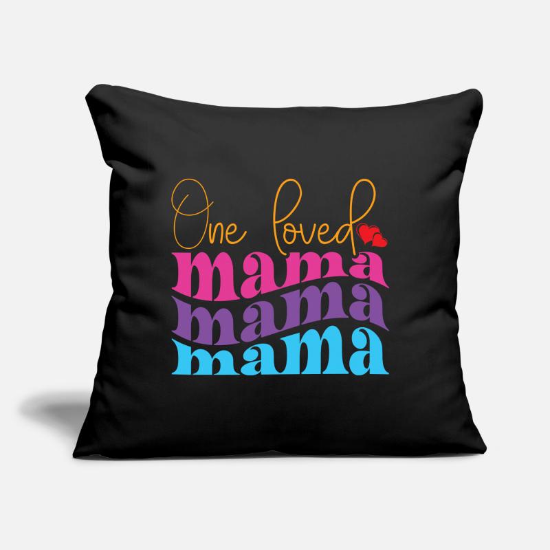 Mama Mutter Mom Muttertag - Muttertagsdesign Sofakissen mit Füllung 45 x 45 cm