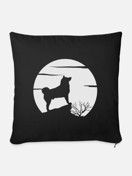 Akita - Sofakissen mit Füllung 45 x 45 cm - Schwarz