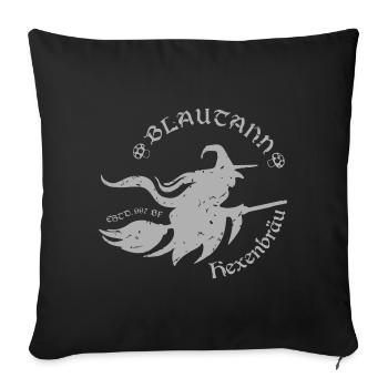 Blautann Hexenbräu - DSA Fanprodukt - Sofakissen mit Füllung 45 x 45 cm - Schwarz - Vorne