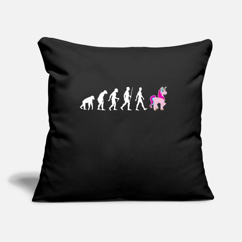 Cadeau de contes de fées Drôle Evolution Coussin et housse de 45 x 45 cm