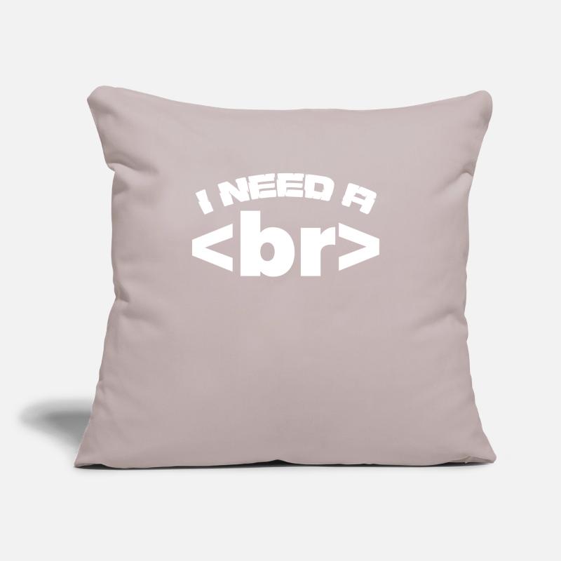 Programmer computer code informatics gift Sofa pillow with filling 45cm x 45cm