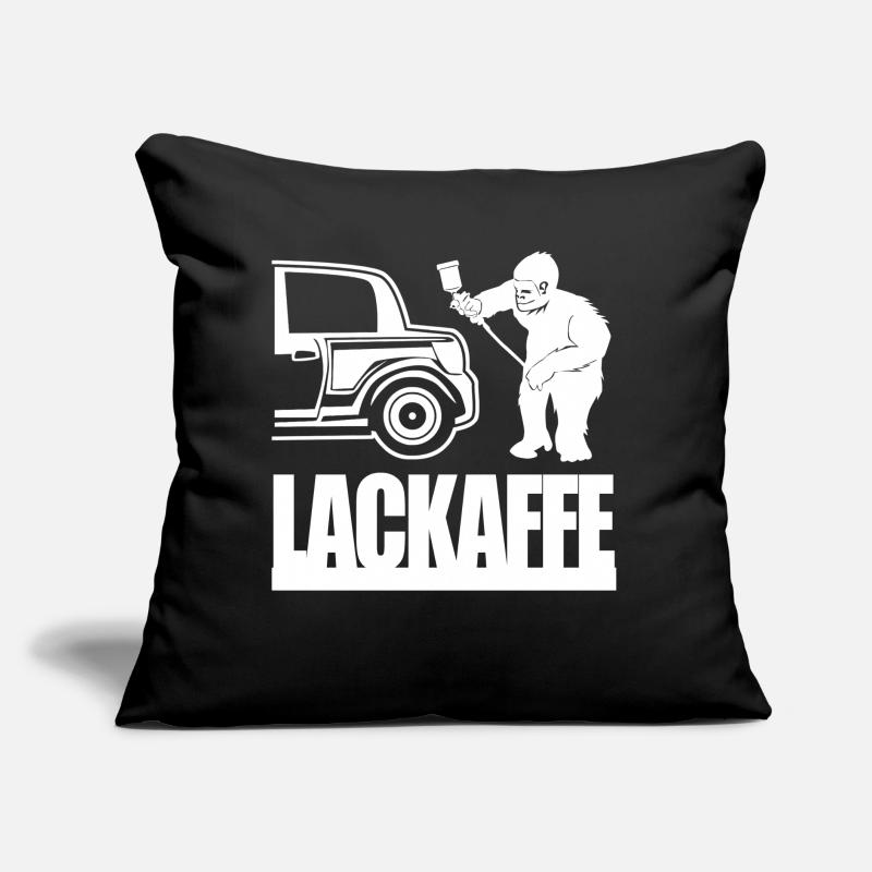 Lackierer Spruch - Lackaffe Sofakissen mit Füllung 45 x 45 cm