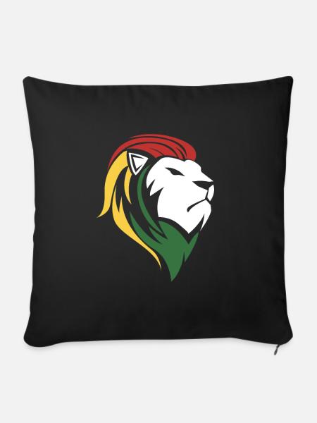 Rasta - Sofakissen mit Füllung 45 x 45 cm - Schwarz