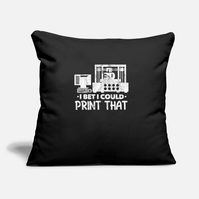 Impression de filament d'imprimante 3d cadeau d'impression 3d Coussin et housse de 45 x 45 cm
