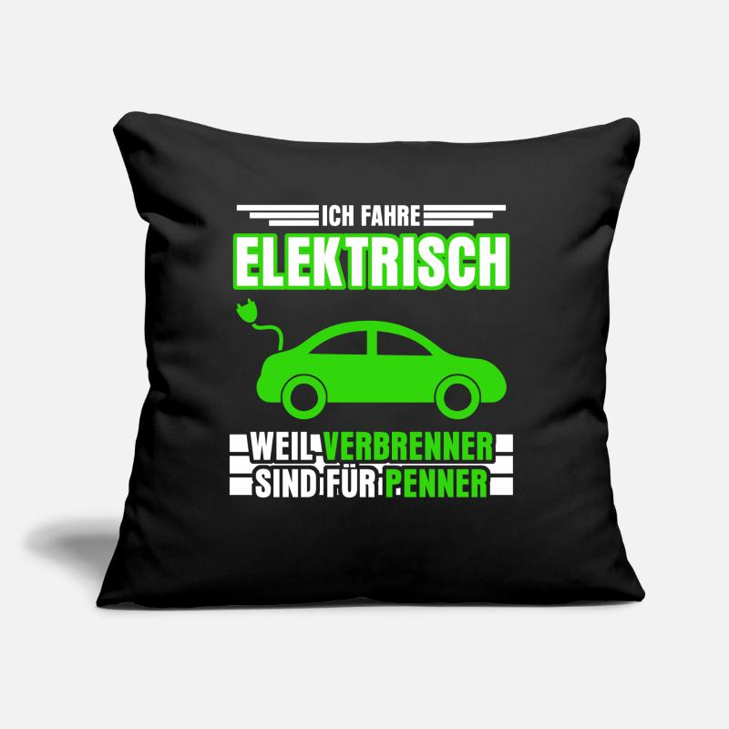 Elektroauto E-Mobilität E-Auto EAuto Sofakissen mit Füllung 45 x 45 cm
