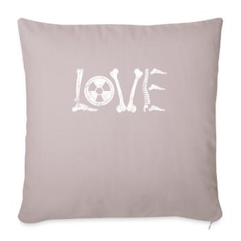 Radiology - Sofa pillow with filling 45cm x 45cm - light taupe - Front