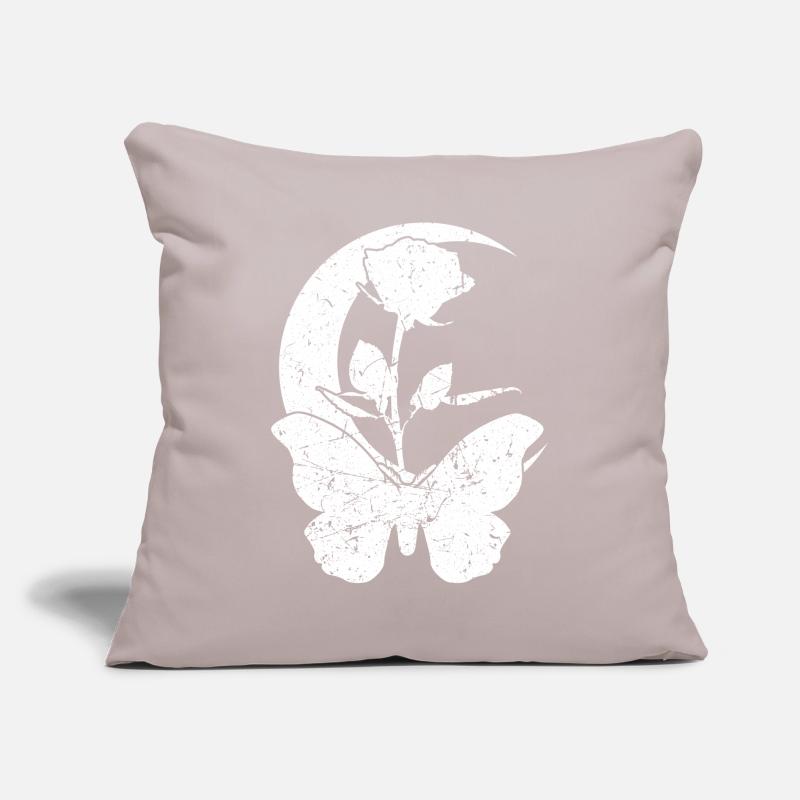 Moths Moon Rose Moth Sofa pillow with filling 45cm x 45cm
