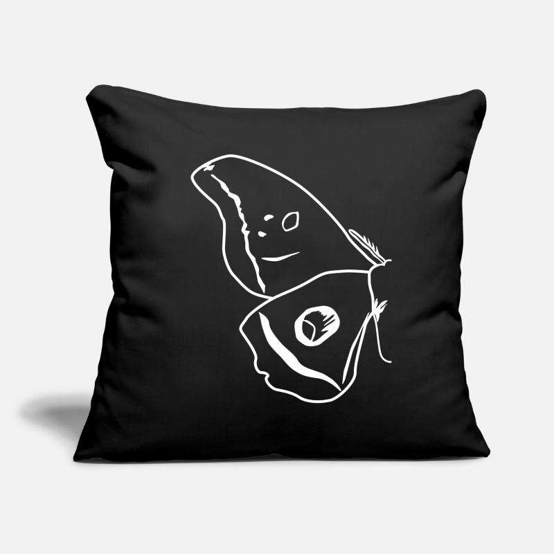 Moth Outline Wing Moth Sofa pillow with filling 45cm x 45cm