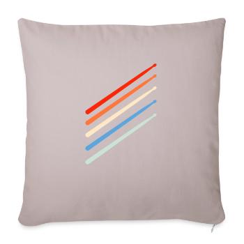 Percussion - Sofa pillow with filling 45cm x 45cm - light taupe - Front